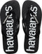 Havaianas Top Logomania - Heren Slippers - Rubberen voetbed - Zwart (43/44)