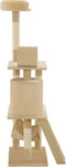 vidaXL - Kattenkrabpaal - met - sisal - krabpalen - 140 - cm - beige