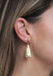 Scmyk EG-270 B - Oorbellen - Goud plated met mintkleurige kraaltjes - Goudkleurig