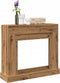 vidaXL - Haardombouw - 100x30x87,5 - cm - bewerkt - hout - artisanaal - eikenkleurig