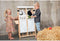 Byastrup Stokpaard Junior 30 x 15 x 68 cm Hout Bruin