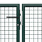 vidaXL - Poort - 400x175 - cm - staal - groen