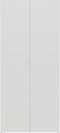 vidaXL - Schoenenkast - 80x35,5x180cm - bewerkt - hout - wit - sonoma - eikenkleurig