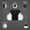 TeamObsidian TOBIN137MRBKLGP - Fietshoes - Waterdicht 600D - Zwart