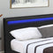 Juskys Verona - Bedframe - LED Verlichting - 120 x 200 cm - Zwart