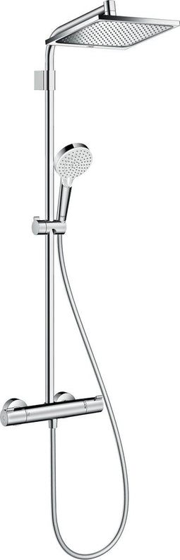Hansgrohe Crometta E 240 Varia - Showerpipe met thermostaat - XXL Performance - Chroom