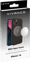 Vivanco Mag Hype - Backcover iPhone 13 - Inductieve lading Stootbestendig - Zwart