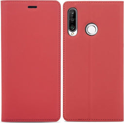 iMoshion Hoesje Geschikt voor Huawei P30 Lite Hoesje Met Pasjeshouder - iMoshion Slim Folio Bookcase - Rood