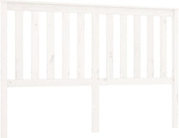 vidaXL - Hoofdbord - 166x6x101 - cm - massief - grenenhout - wit