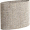 Light & Living - kap - Okavi - bruin - textiel - E27 - 3845295
