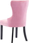 vidaXL - Eetkamerstoelen - 2 - st - fluweel - roze