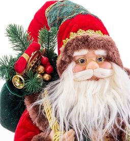 Christmas Kerstversiering Rood Multicolour Plastic Polyresin Weefsel 45 Cm