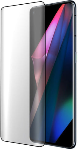 Mobiparts Oppo Find X3 Pro - Curved Glass Screen Protector - 9H krasbestendig - Ultra Smooth Touch