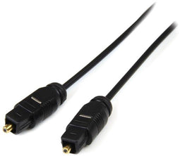 Startech THINTOS15 - Toslink Audiokabel - 4,5 m optisch digitaal geluid - Zwart
