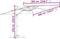 vidaXL - Zweefparasol - met - aluminium - paal - 300x300 - cm - zwart