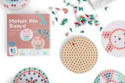 BS Toys Insteek Mozaïekspel - mozaïek van hout - mozaïekpuzzel - educatief speelgoed - FSC Hout - leerspel - geschikt vanaf 4 jaar