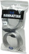 Manhattan 510424 - USB 2.0 A naar B kabel - 11 m - Zilver