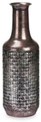 Vaas Zilverkleurig Metaal 14 x 46 x 14 cm (4 Stuks) Met reliëf