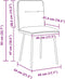 vidaXL - Eetkamerstoelen - 2 - st - fluweel - lichtgrijs