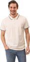 Mario Russo Polo Edward - Polo Shirt Heren - 100% Katoen - Off White