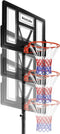 tectake® Basketbalring Dirk - Basketbalpaal met wielen - Verstelbare hoogte 230 - 305 cm - Inclusief bal en pomp