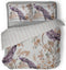 LINNICK Dekbedovertrek katoen Flower Bird - multi - 240x200/220cm - lits jumeaux