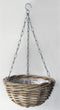 Hanging Basket Riet Grey D30cm