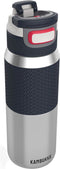 Kambukka Elton geïsoleerde drinkfles 750ml - Stainless Steel met 3-in-1 lid en makkelijke reiniging
