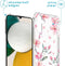 iMoshion Hoesje Geschikt voor Samsung Galaxy A34 (5G) Hoesje Met Koord - iMoshion Design Hoesje met Koord - Roze / Blossom Watercolor