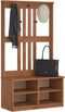 vidaXL - Halboom - SANDENS - 87x40x159,5 - cm - massief - grenenhout
