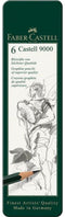 Potlood faber-castell 9000 6 hardheden | 10 stuks