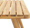vidaXL - Tuintafel - 90x55x35 - cm - massief - acaciahout