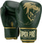 Super Pro Combat Gear Warrior SE Lederen (kick)bokshandschoenen Groen/Goud 14oz