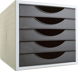 Modulaire archiefkast Archivo 2000 ArchivoTec Serie 4000 5 lades Din A4 Zwart 34 x 27 x 26 cm