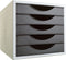 Modulaire archiefkast Archivo 2000 ArchivoTec Serie 4000 5 lades Din A4 Zwart 34 x 27 x 26 cm
