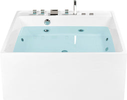 Beliani TAHUA - Whirlpool - Wit - Acryl