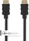 Nedis High Speed HDMI-Kabel - HDMI Male naar HDMI Male - 4K@30Hz - 0.50 m - Zwart