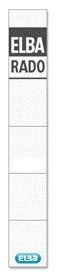 Elba - Rug insteekkaart elba rado smal 24x159mm wit 10st