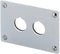 Eaton M22-E2 - Inbouwframe 2 inbouwplaatsen Ø 22 mm - Grijs (1 stuk)