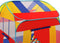 vidaXL Speeltent met 550 Ballen 123x120x126 cm