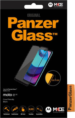 PanzerGlass 6551 - Screenprotector - Geharde glas - Voor Motorola Moto E20