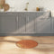 vidaXL - Vloerkleed - rond - 60 - cm - bamboe - bruin