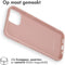 iMoshion Hoesje Geschikt voor iPhone 14 Hoesje Siliconen - iMoshion Color Backcover - lichtroze