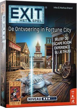 999 Games - EXIT - De Ontvoering in Fortune City - Breinbreker - Escape Room Spel