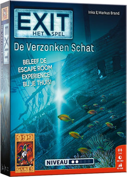 999 Games - EXIT - De Verzonken Schat - Breinbreker