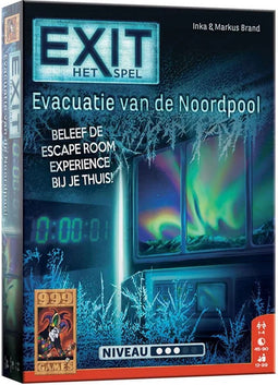 999 Games - EXIT - Evacuatie van de Noordpool - Breinbreker - Escape Room Spel
