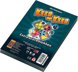 999 Games - Scoreblokken - Keer op Keer - Twee stuks - Level 1 - Dobbelspel