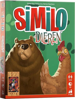 999 Games - Similo: Dieren - Kaartspel - Coöperatief kaartspel - Klein cadeautje
