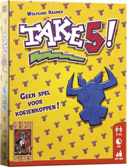 999 Games - Take 5! - Kaartspel - Leuk voor grotere groepen - Familiespel - Gezelschapsspel - Educatief spel - Klein cadeautje - Kerstcadeau