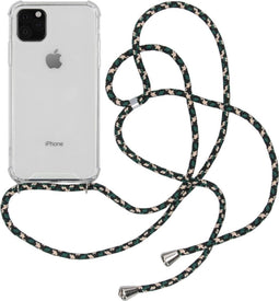 iMoshion Hoesje Geschikt voor iPhone 11 Pro Max Hoesje Met Koord - iMoshion Backcover met koord - Transparant